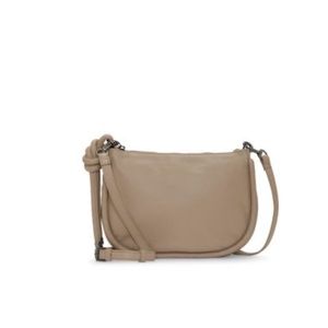 Vince Camuto Basha Leather Crossbody Bag in Wild Mushroom
